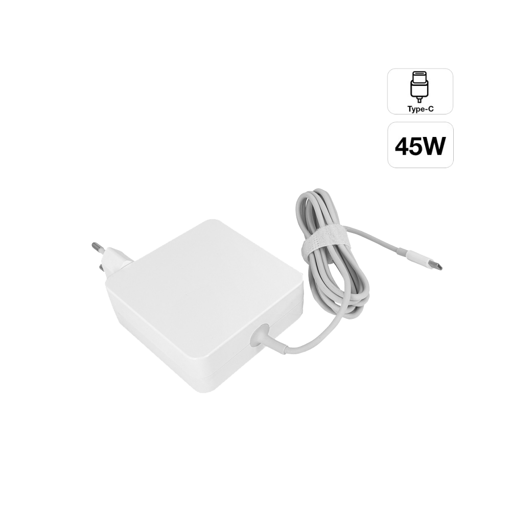 Chargeur Compatible Macbook connectique Type-C  - puissance 45W
