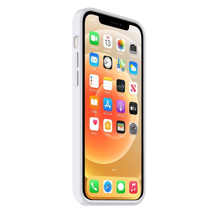 Coque Silicone Moxie BeFluo Fine et Légère pour iPhone - Blanc