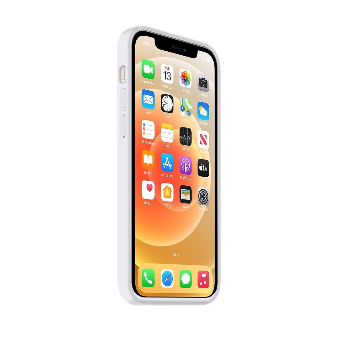 Coque Silicone Moxie BeFluo Fine et Légère pour iPhone - Blanc