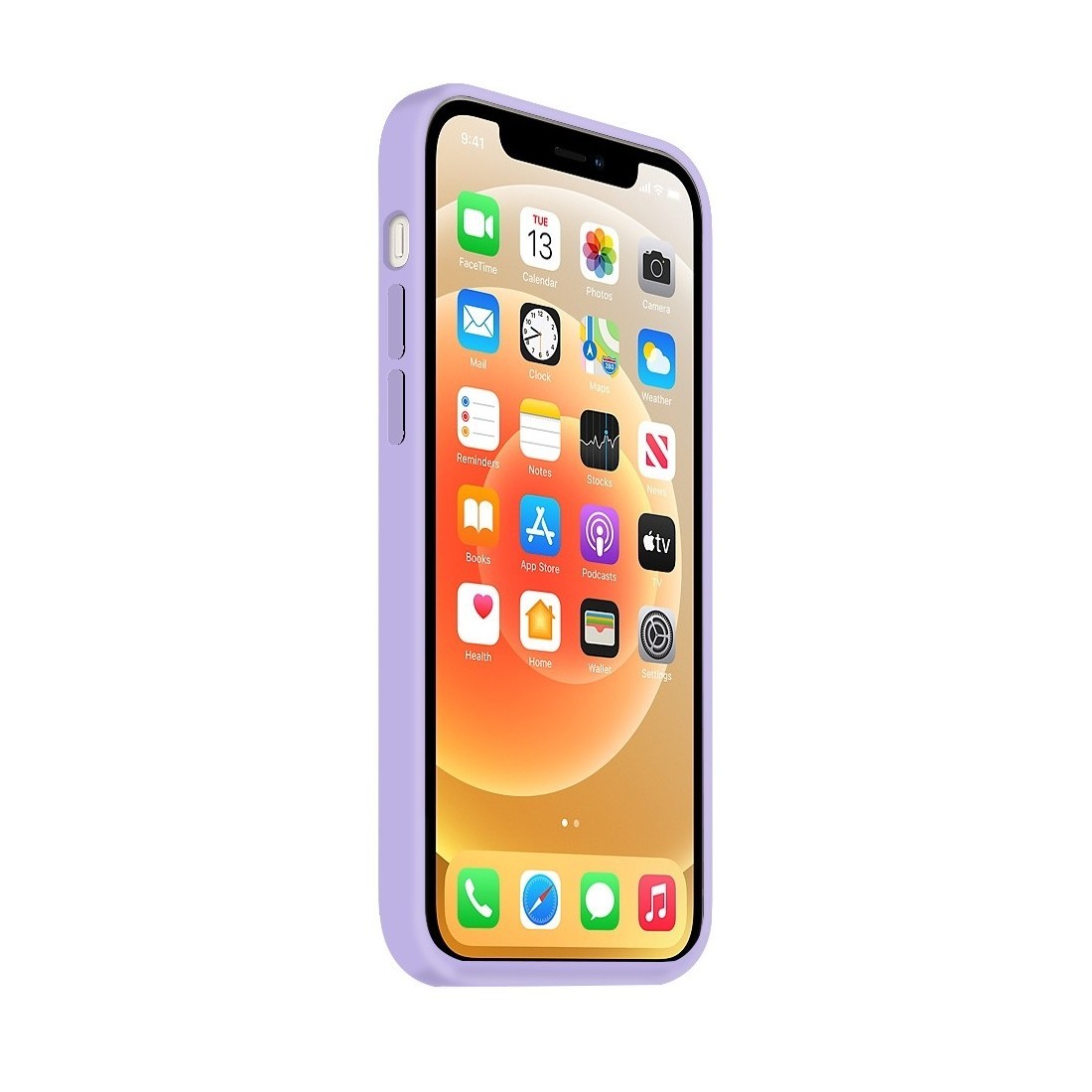 Coque Silicone Moxie BeFluo Fine et Légère pour iPhone, Intérieur Microfibre - Lilas